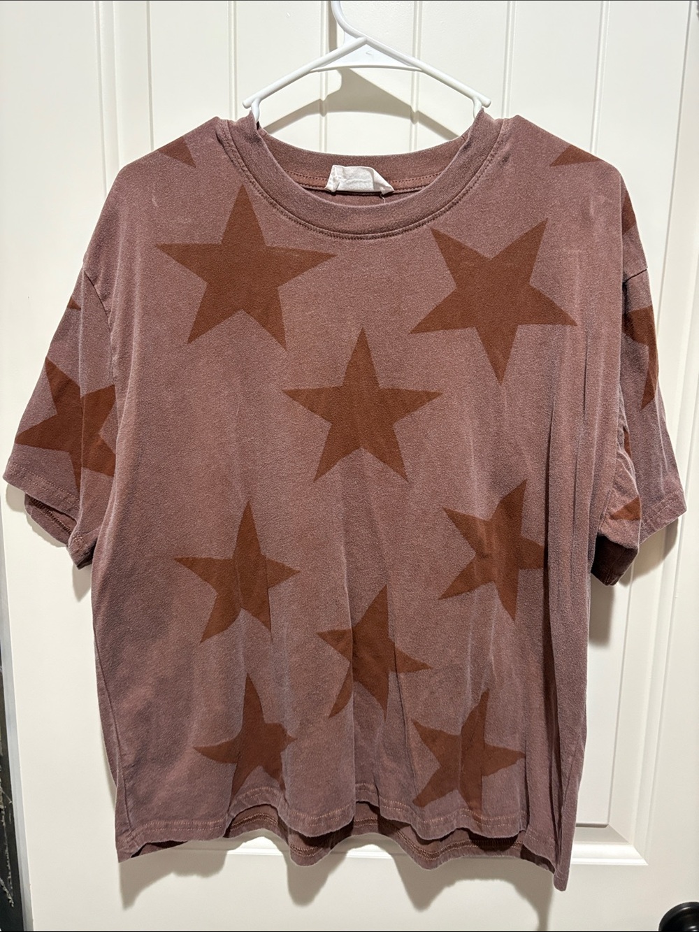 Double Zero Dusty Rose Star Tee